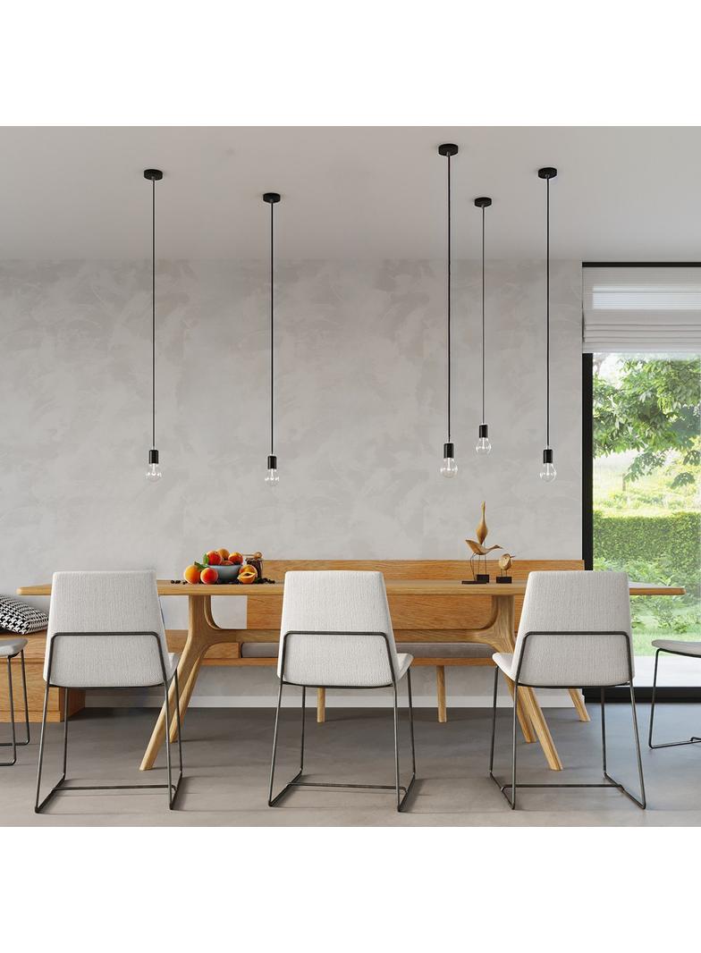 Sollux Lampa wisząca EDISON czarna SL.0152