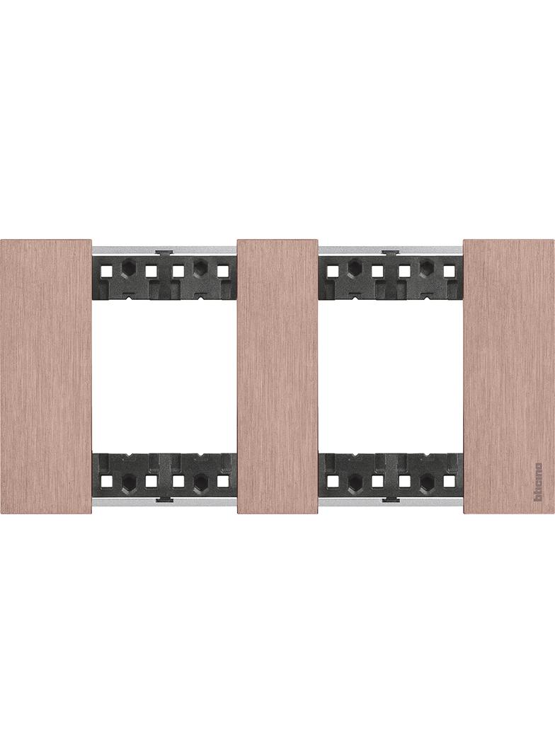 Living Now - Ramka 2x2 Moduły - Copper Bticino  KA4802M2ZM LEGRAND