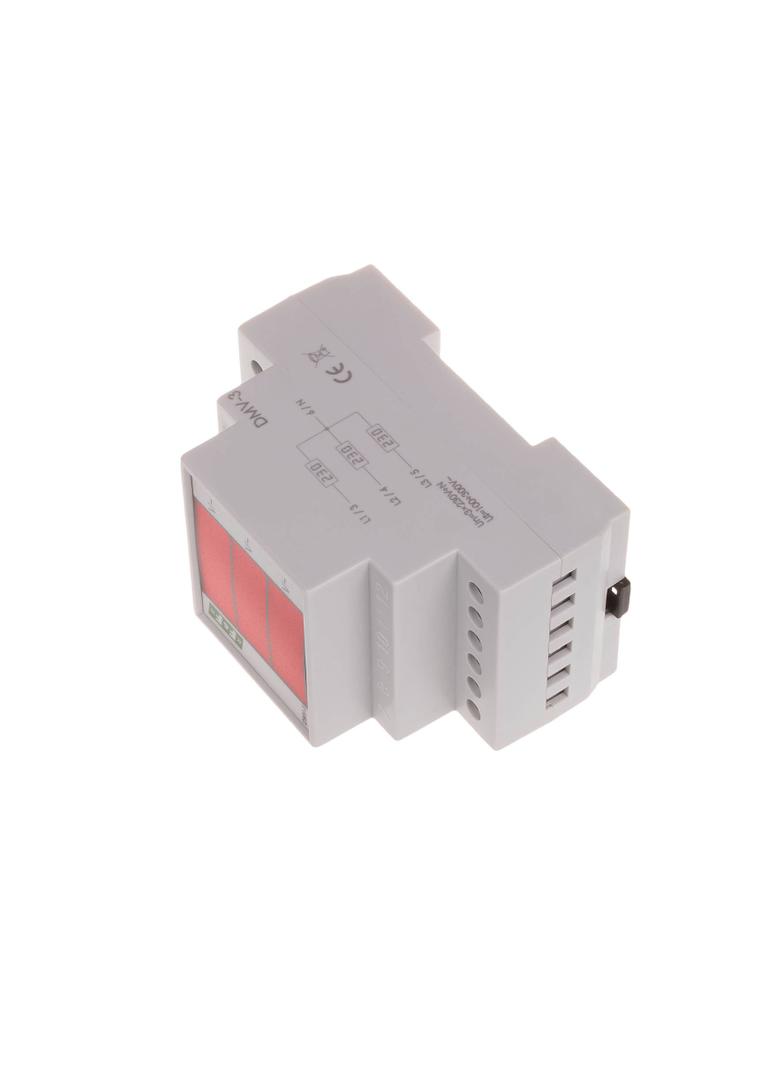 CYFROWY WSKAŹNIK NAPIĘCIA, TRÓJFAZOWY, ZAKRES WSKAZAŃ 100÷300V; 3 MODUŁY