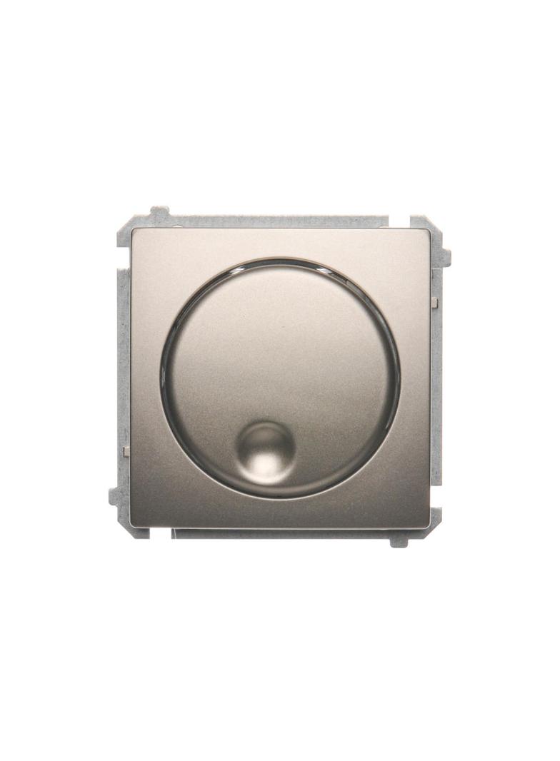 Simon Basic Regulator 1–10 V . Do załączania i regulacji źrodeł światła z zasilaczami sterowanymi 1–10 V satynowy BMS9V.01/29 KONTAKT
