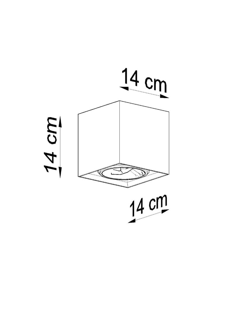 Plafon VALDE 140 beton