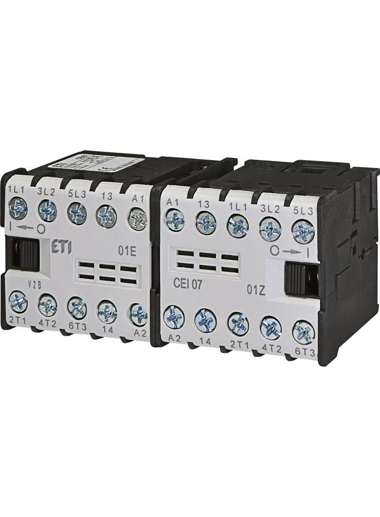 Styczniki mini z blokadą mech. CEI07.01-400V-50Hz/60Hz 004641614 ETI