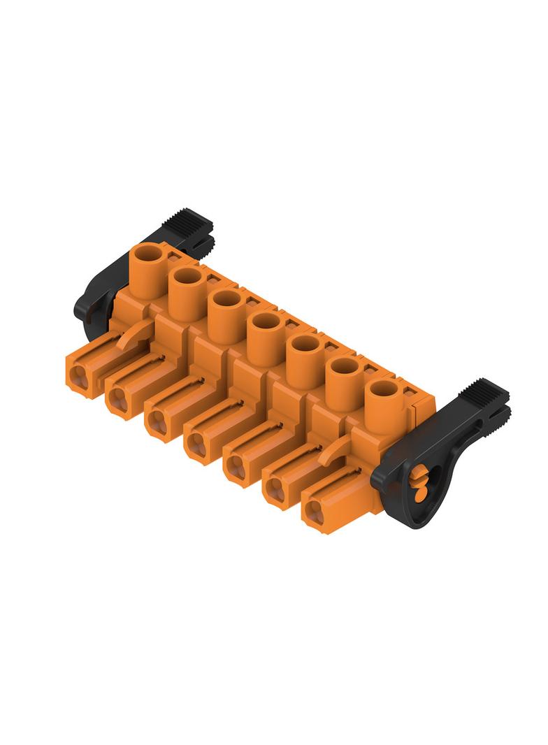 BLZ 7.62HP/07/180LR SN OR BX Wtyk PCB (złącze wiązki), 7.62 mm, Liczba biegunów: 7, Przyłącze z jarzmem /20szt./ 1164880000 WEIDMÜLLER