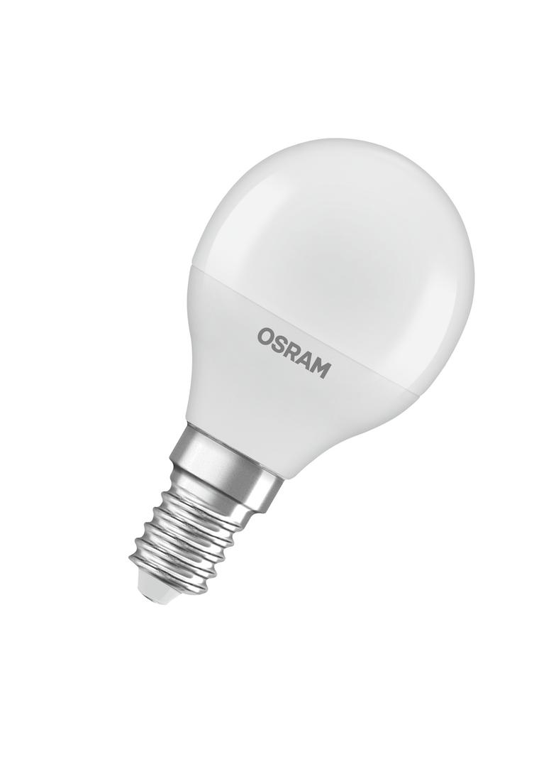 Lampa LED VALUE Classic P40 non-dim plastik 4,9W 827 E14