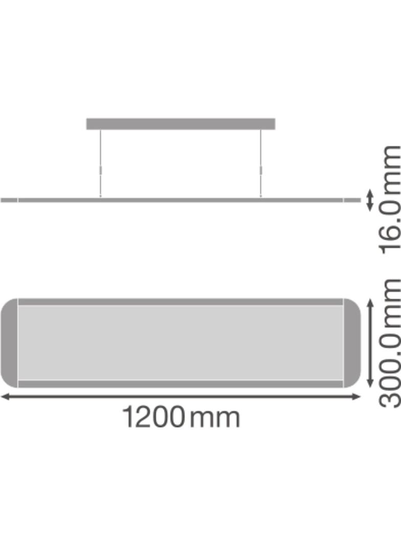 Oprawa z bezpośrednim i pośrednim rozsyłem światła PANEL LED D/I 1200 36W 4000K UGR19