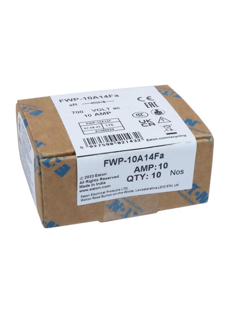 10AMP 700VAC FERRULE 14.3 X 50.8MM 10AMP 700VAC cylindryczna do półprzewodników 14.3 X 50.8MM FWP-10