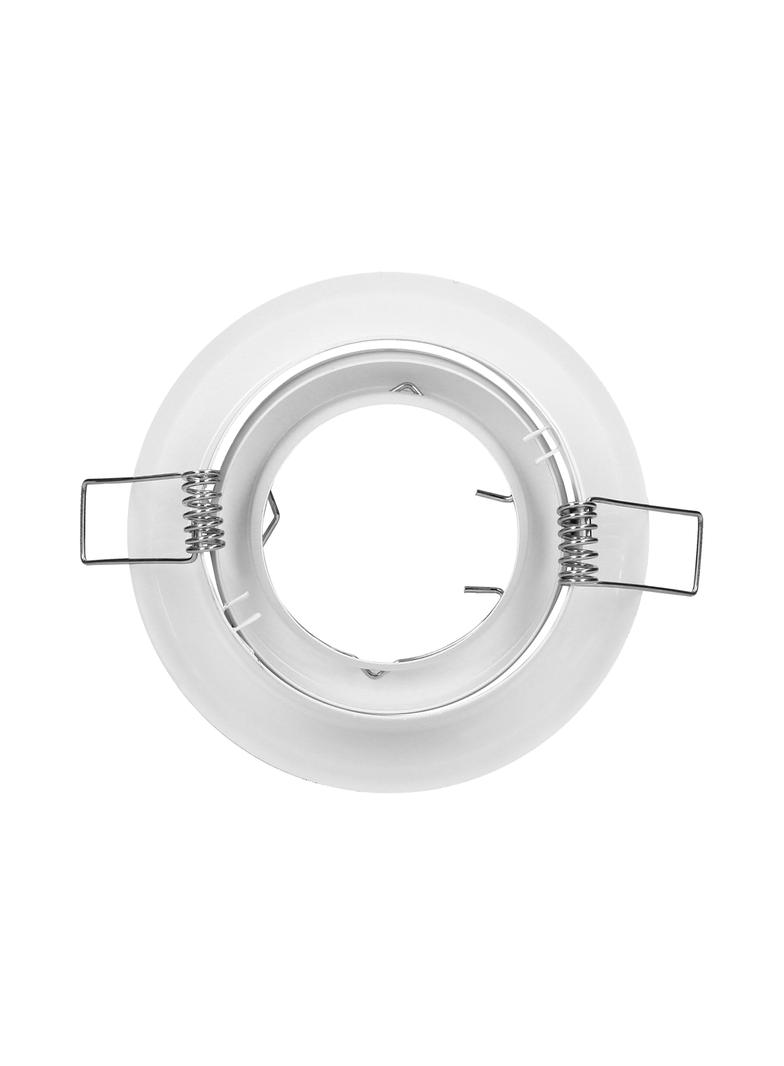 SUTRI RM ramka dekoracyjna oprawy punktowej, MR16/GU10 max 50W, okrągła, regulowana, biała AD-OD-6176/W ORNO