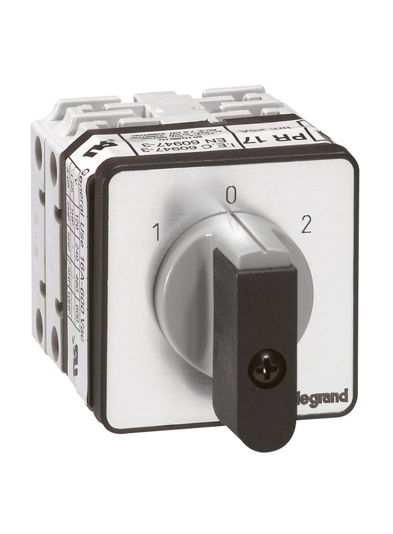 PRZEŁĄCZNIK KRZYWKOWY 0-1-2 PR17 20 A 2P, Legrand