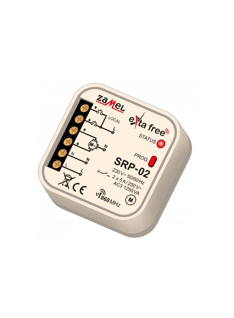 STEROWNIK ROLET DOPUSZKOWY TYP: SRP-02