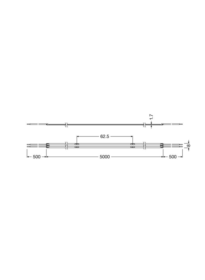 Taśma LED Pasek COB 55W Ciepła 2700K IRC90 Performance 5m 4058075597525 LEDVANCE