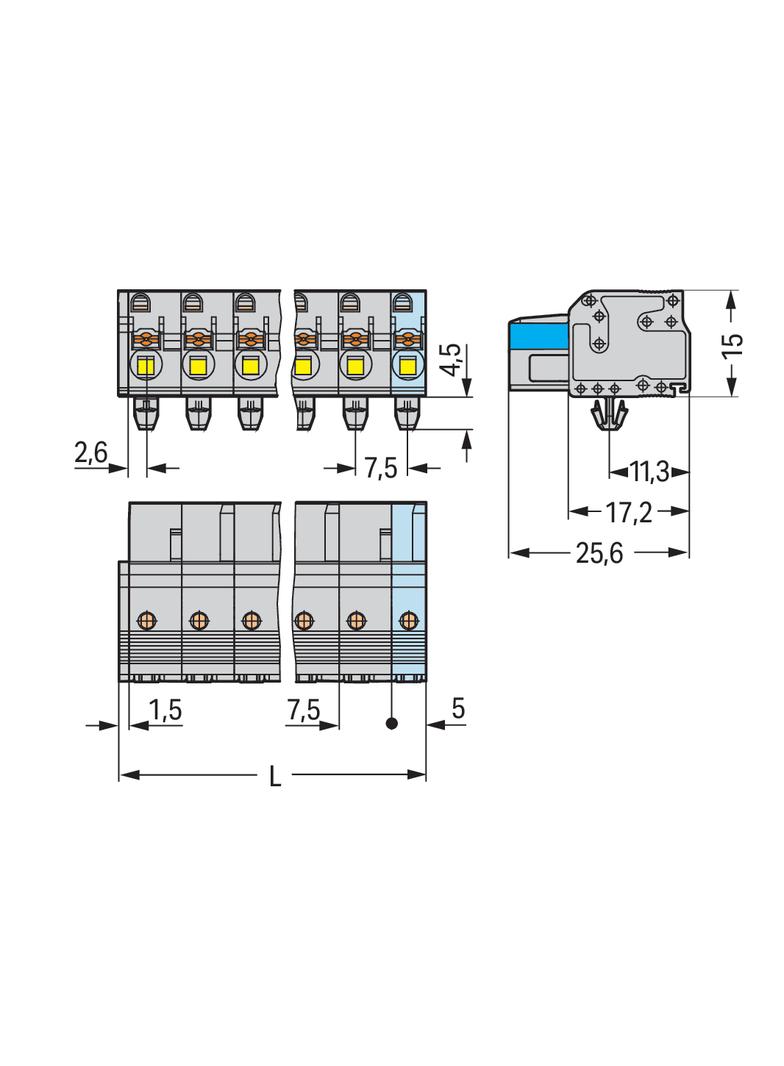 1-przewodowe gniazdo