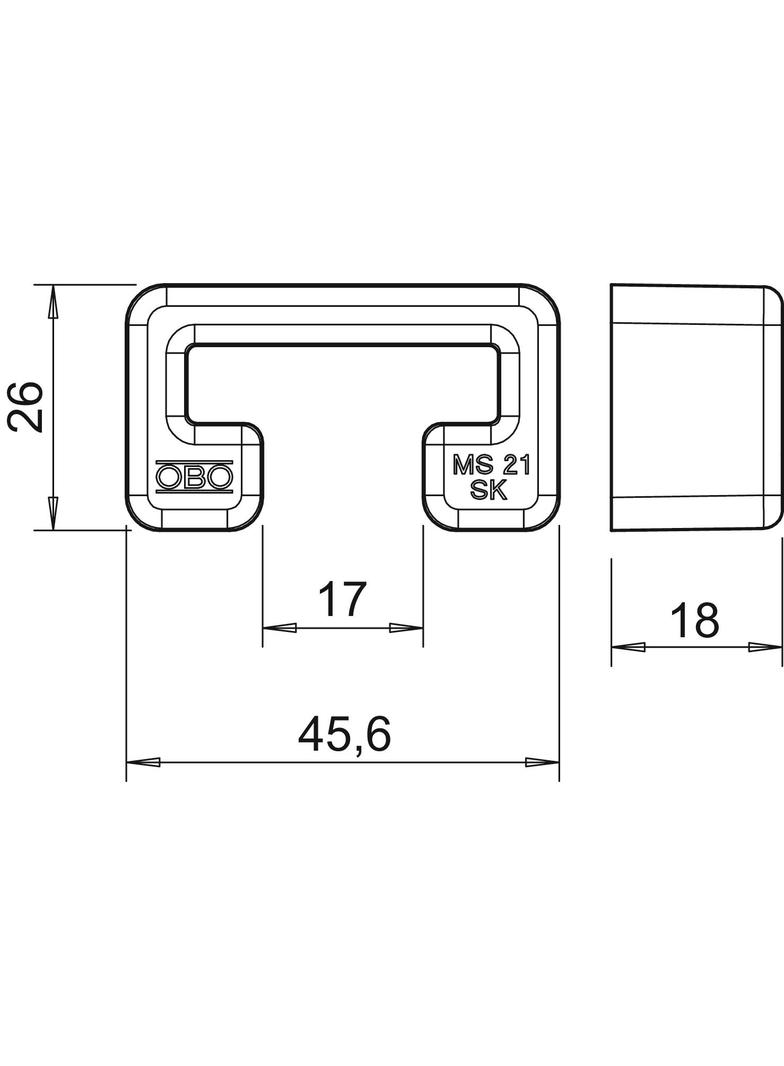 MS 21 SK OR SP, NASADKA OCHRONNA TYP.MS21