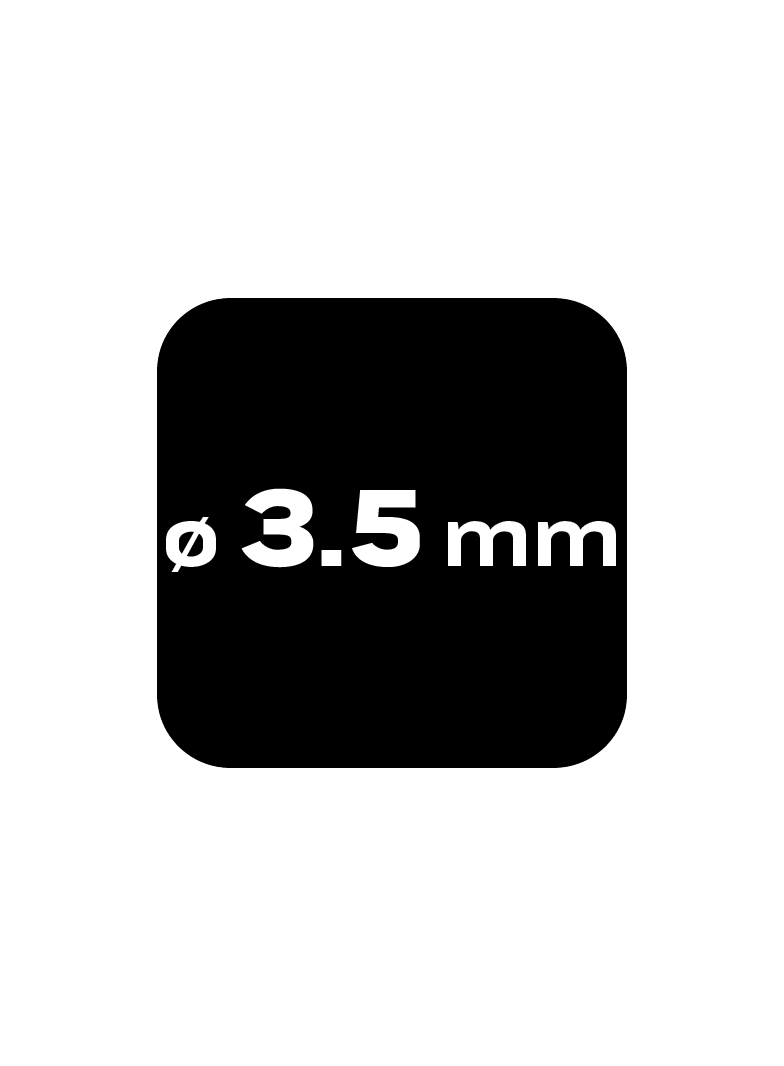Wiertło do metalu HSS-Co, 3.5 mm