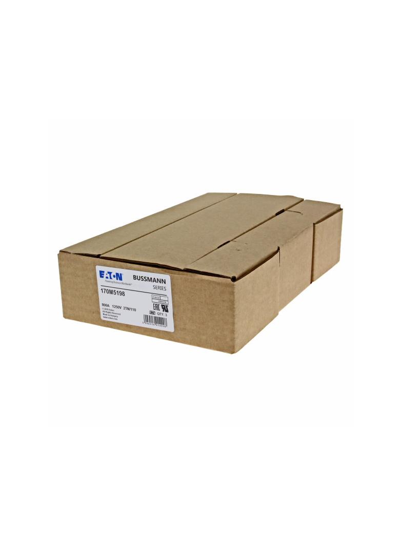 FUSE 800A 1250V 2TN/110 AR CU Wkładka szybka 800A AC 1250V rozmiar 2 61x75x138 mm aR DIN I 170M5198