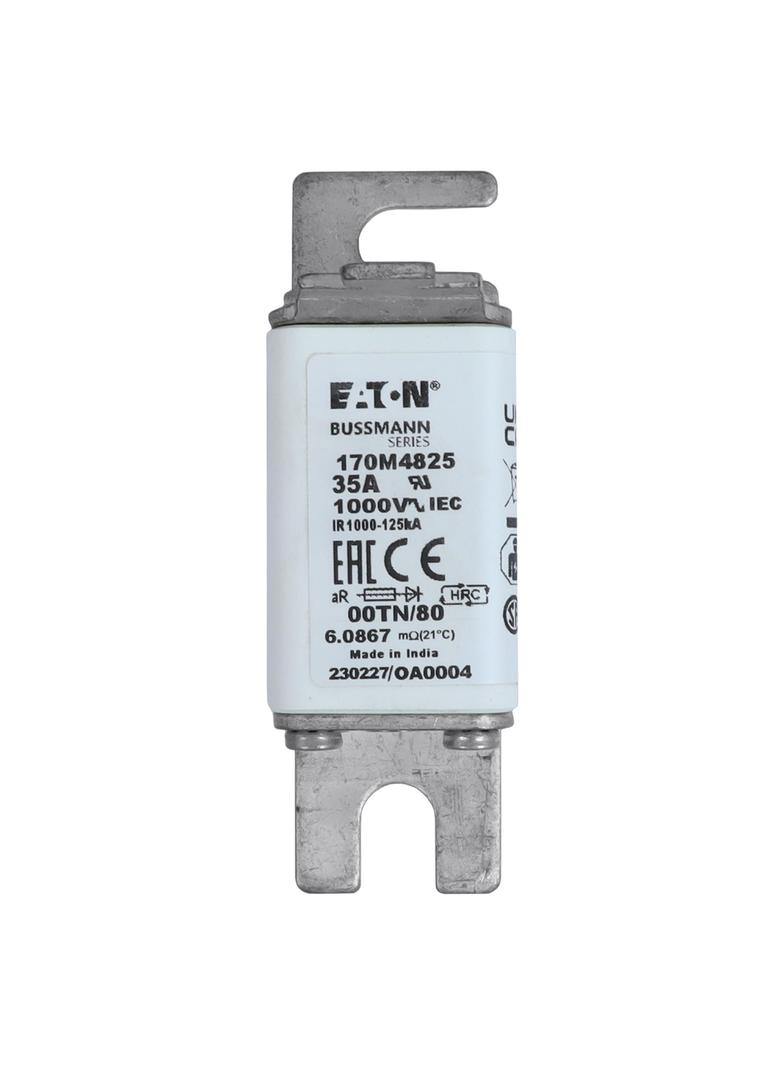 35A 1000V 00TN/80 aR INDICATOR FUSE Wkładka szybka 35A AC 1000V rozmiar 00 30x47x98 mm aR D 170M4825