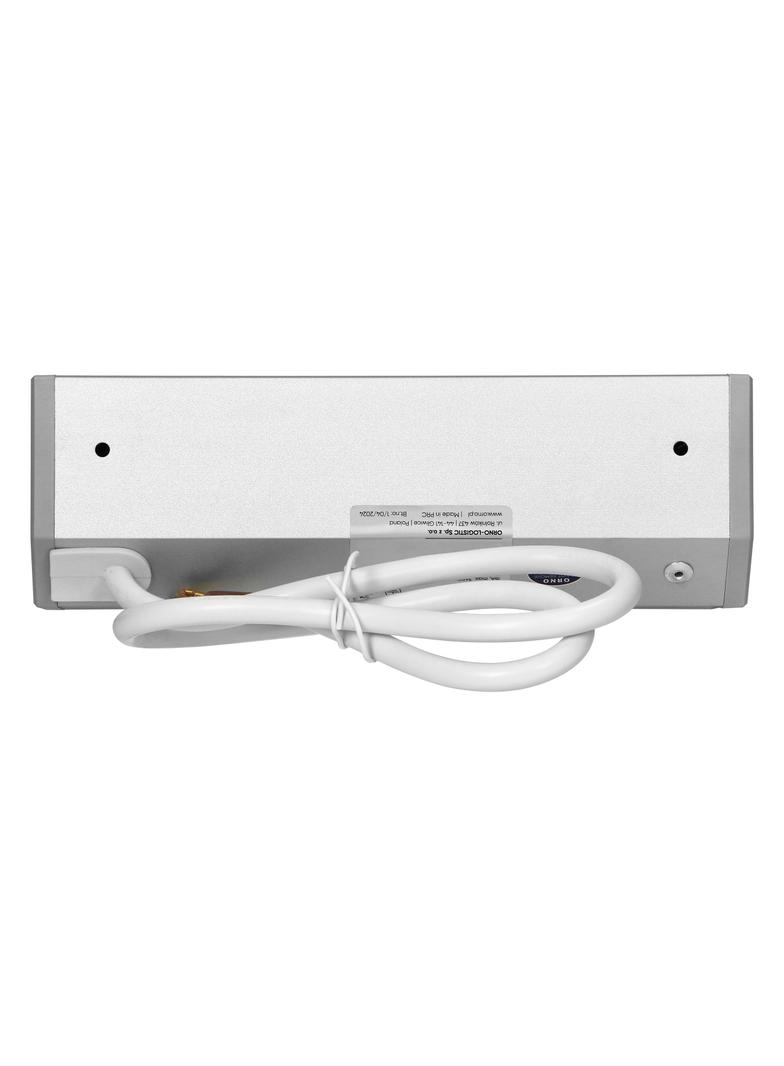 Gniazdo meblowe 3x2P+Z (Schuko), szaro-srebrne OR-GM-9001(GS)/G ORNO