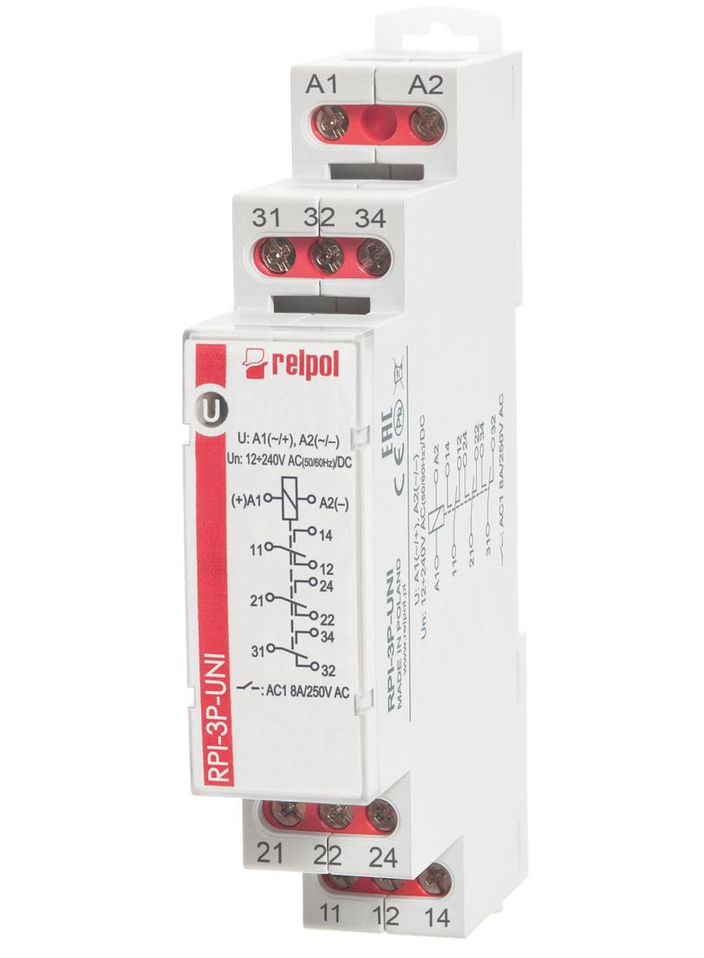 RPI-3P-UNI Przekaźnik Instalacyjny