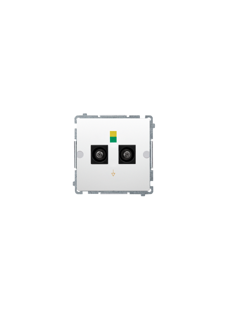 Simon BASIC WMUE-012000-1013 Gniazdo ekwipotencjalne podwójne (