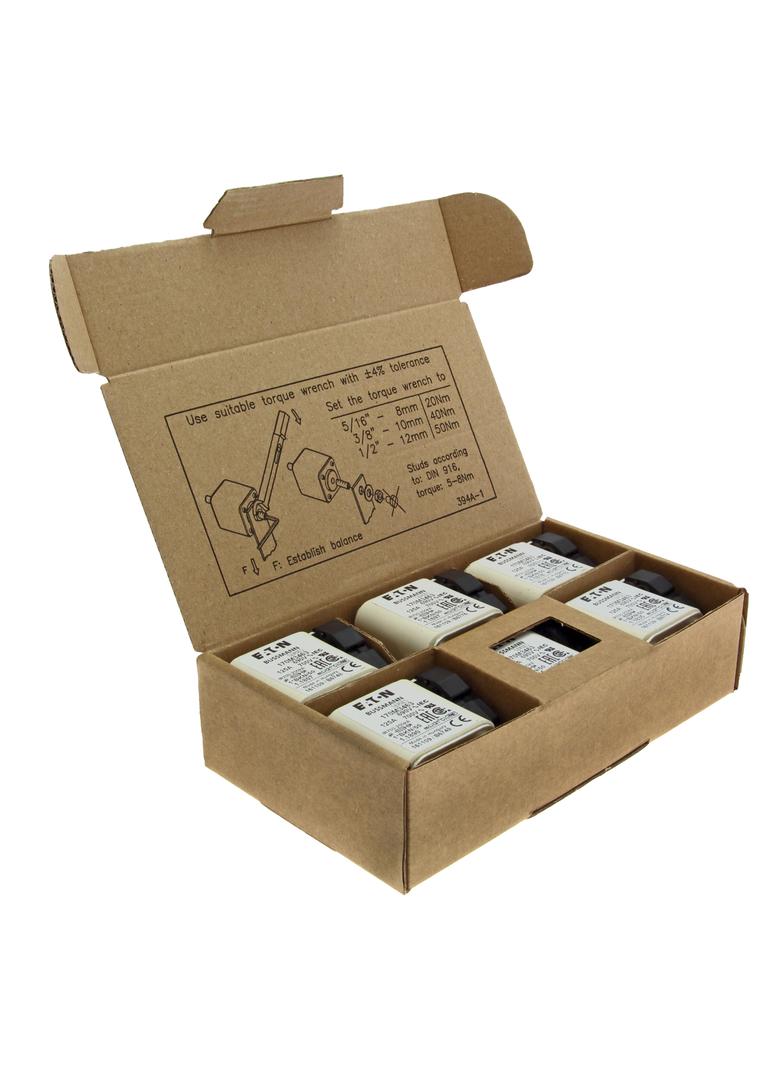 FUSE 125A 690V 1*BKN/50 AR UC Wkładka szybka 125A AC 690V rozmiar 1 45x59x51 mm aR, 170M3463 EATON