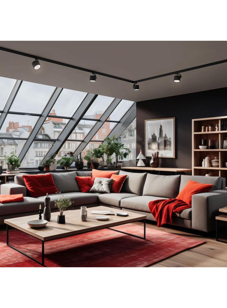 MADARA AR111 GU10 NA SZYNOPRZEWÓD 3F 250V IP20 120x160mm CZARNY