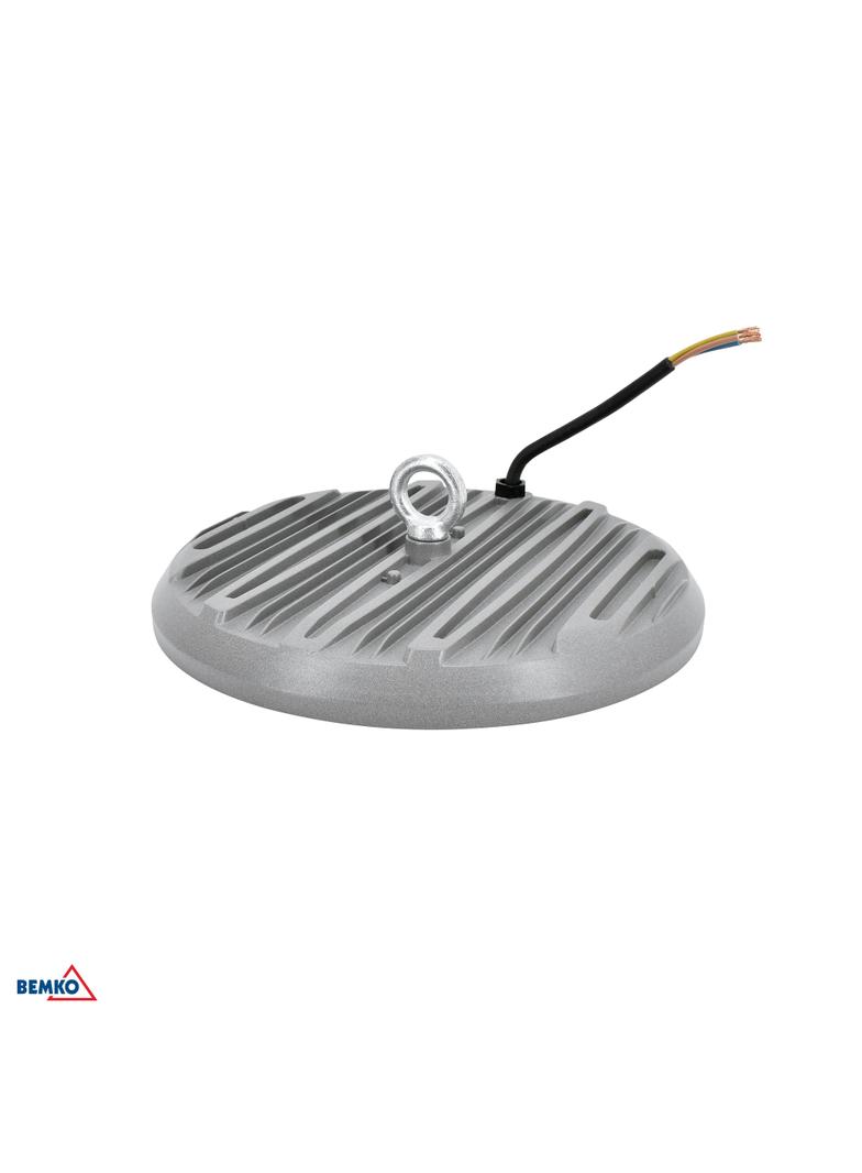 HIGHBAY LED GAMPER 100W 4000K 10000LM CRI80 IP65 90° SZARY