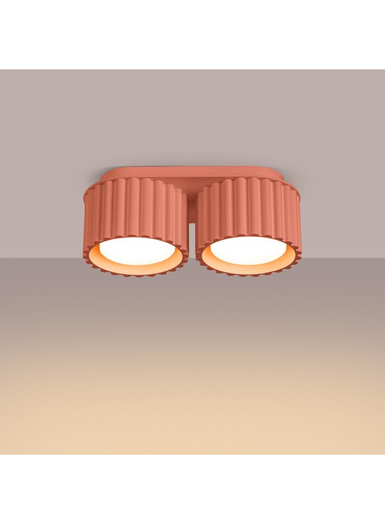 SOLLUX Plafon AURA 2 brzoskwiniowy Gx53 ; SL.1828