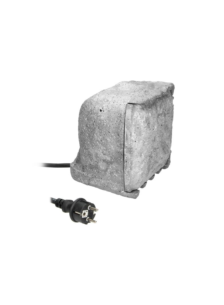 Gniazdo ogrodowe KAMIEŃ 4x2P+Z (schuko) kabel gumowy H07RN-F 3x1,5mm2 3m 2 tryby pracy: automaty OR-