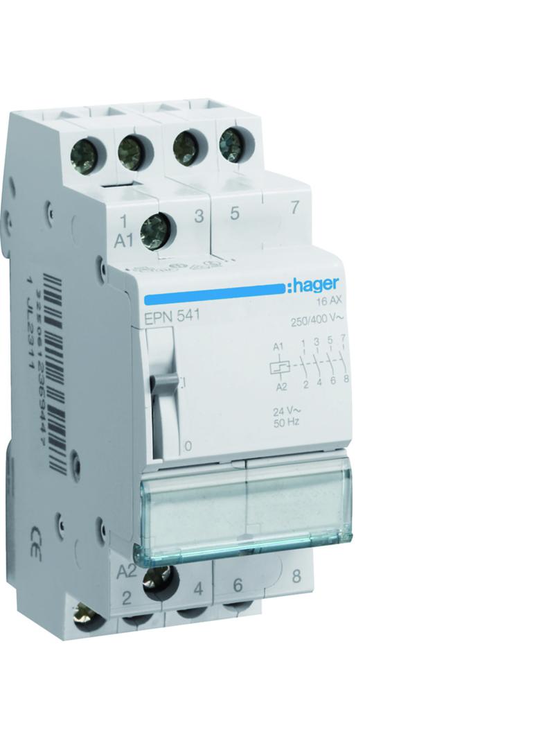 Przekaźnik bistabilny 24VAC/12VDC 4Z 16A EPN541 HAGER