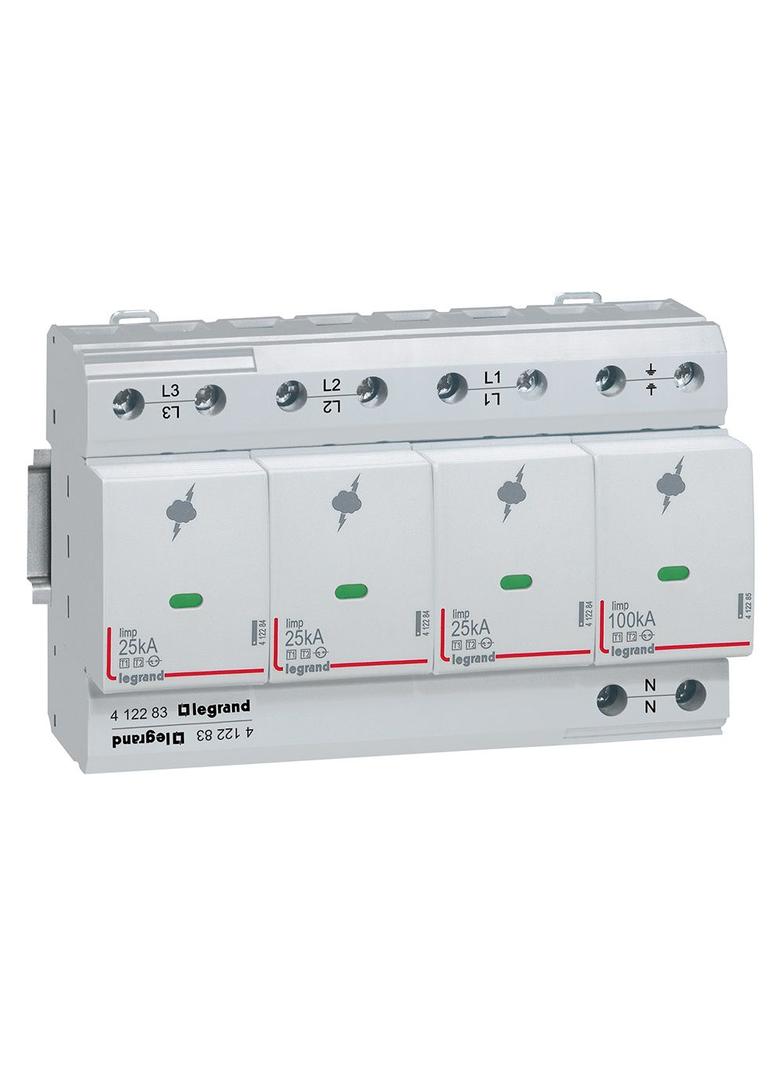 OGRANICZNIK PRZEPIĘĆ T1 25 KA 3P+N, Legrand