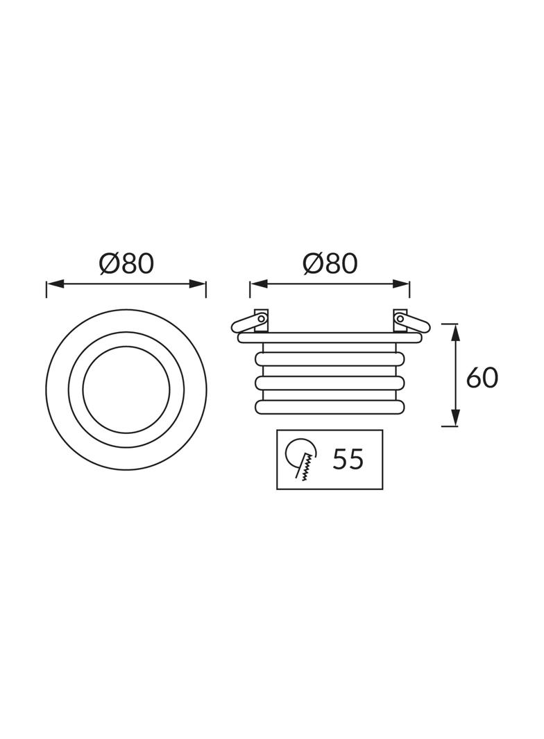 Sufitowa oprawa punktowa SMD LED IZA LED 6W 4000K