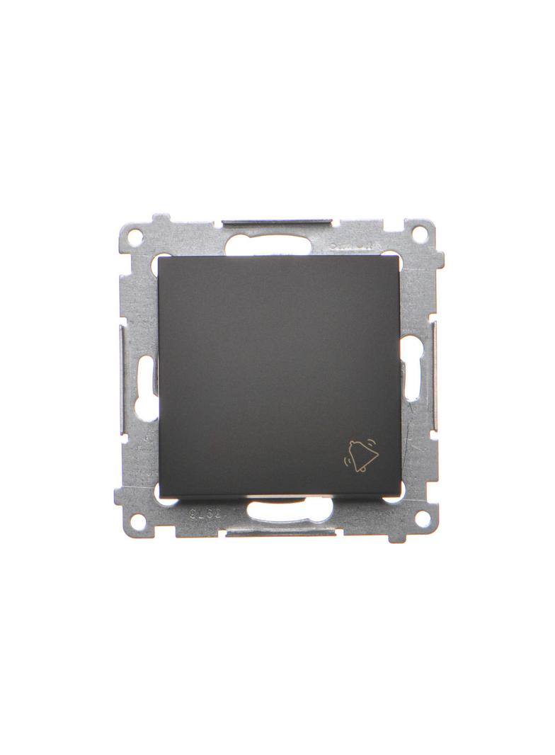 Simon 54 Przycisk „dzwonek” 16A z. śrub. czarny