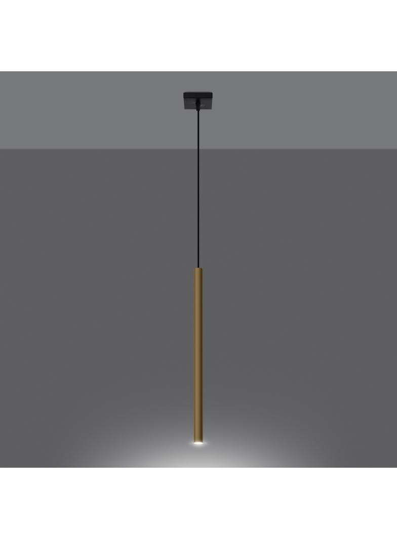 Sollux Lampa Wisząca PASTELO 1 złoty połysk SL.1195