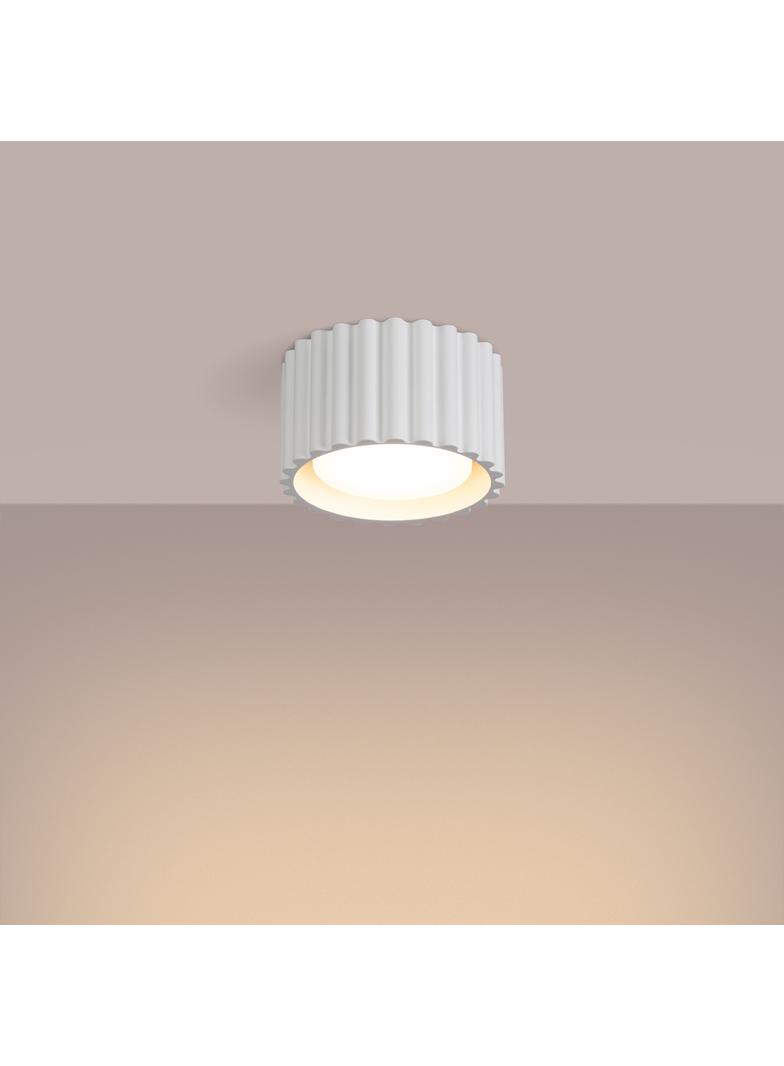 SOLLUX Plafon AURA 1 biały Gx53 ; SL.1782