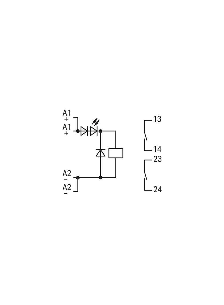 Moduł przekaźnikowy 20mm 24V DC 2z 286‑328 WAGO