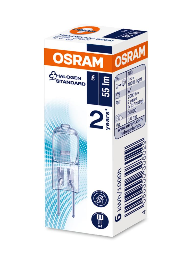 Żarówka halogenowa 5W 12V G4