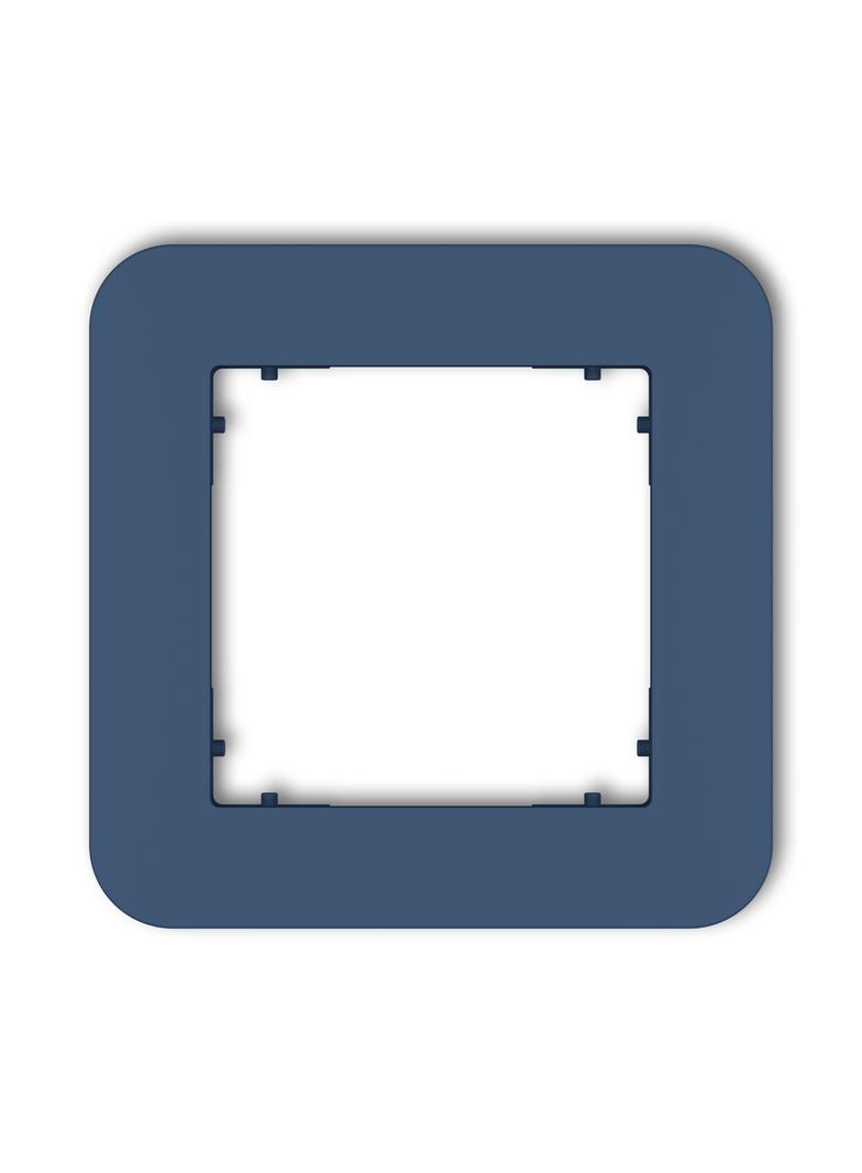 MINI Ramka pojedyncza zaokrąglona z tworzywa navy blue 64MRTZ-1 KARLIK