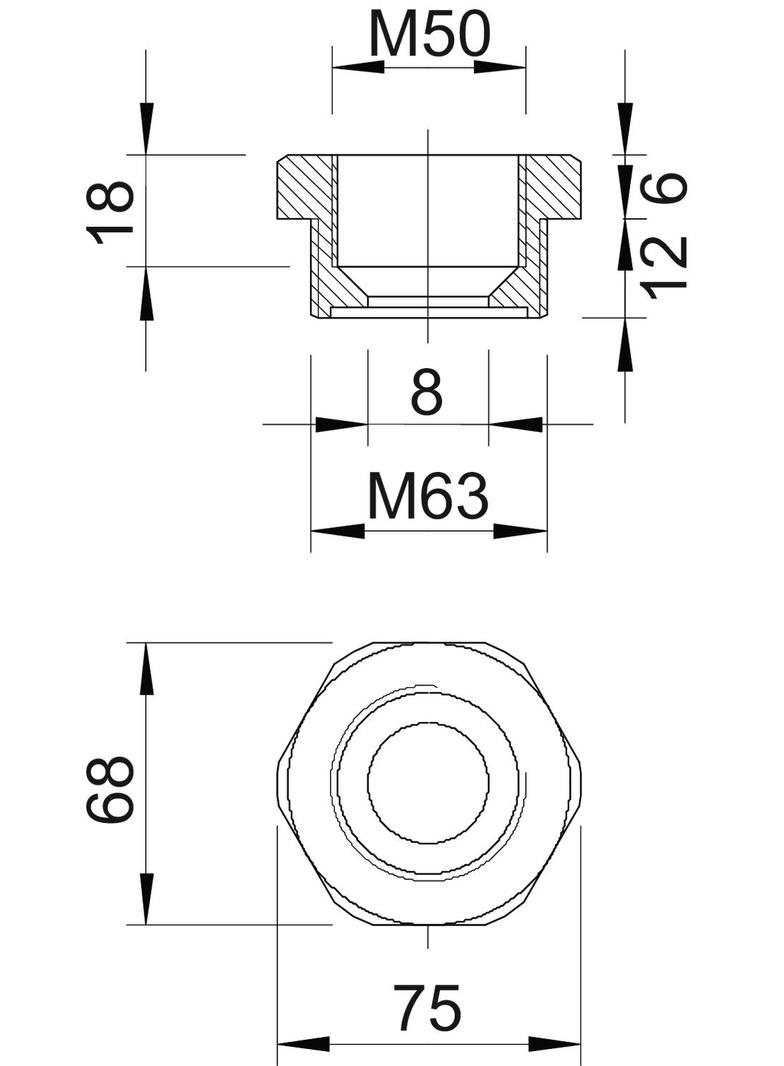 107/R M, REDUKCJA M63-M50 POLIAMID