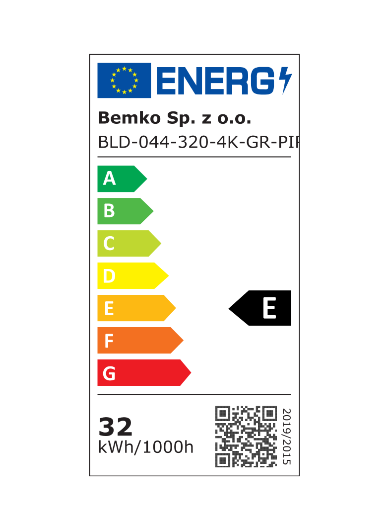 PANEL BACKLIGHT DENAR BLD 32W 4000K 3500LM IP44 40x40 GRAFIT CZ. PIR
