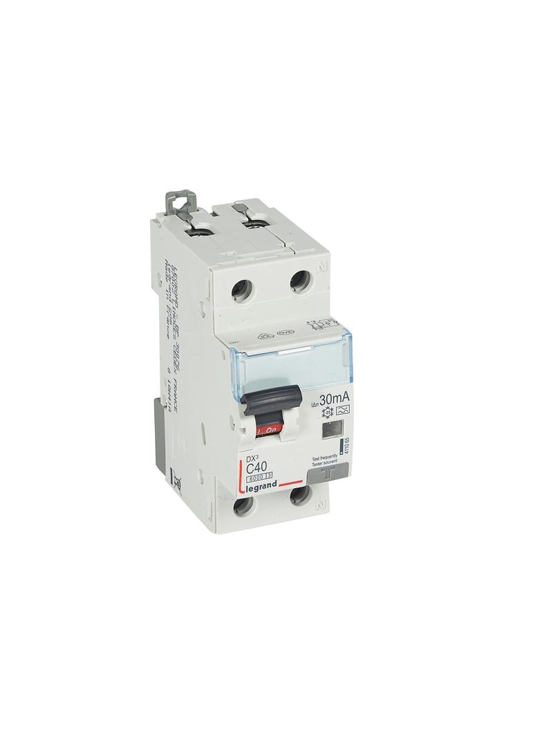 WYŁĄCZNIK RÓŻNICOWONADPRĄDOWY P 312 2P C 40A 30MA TYP A SERII DX3, Legrand