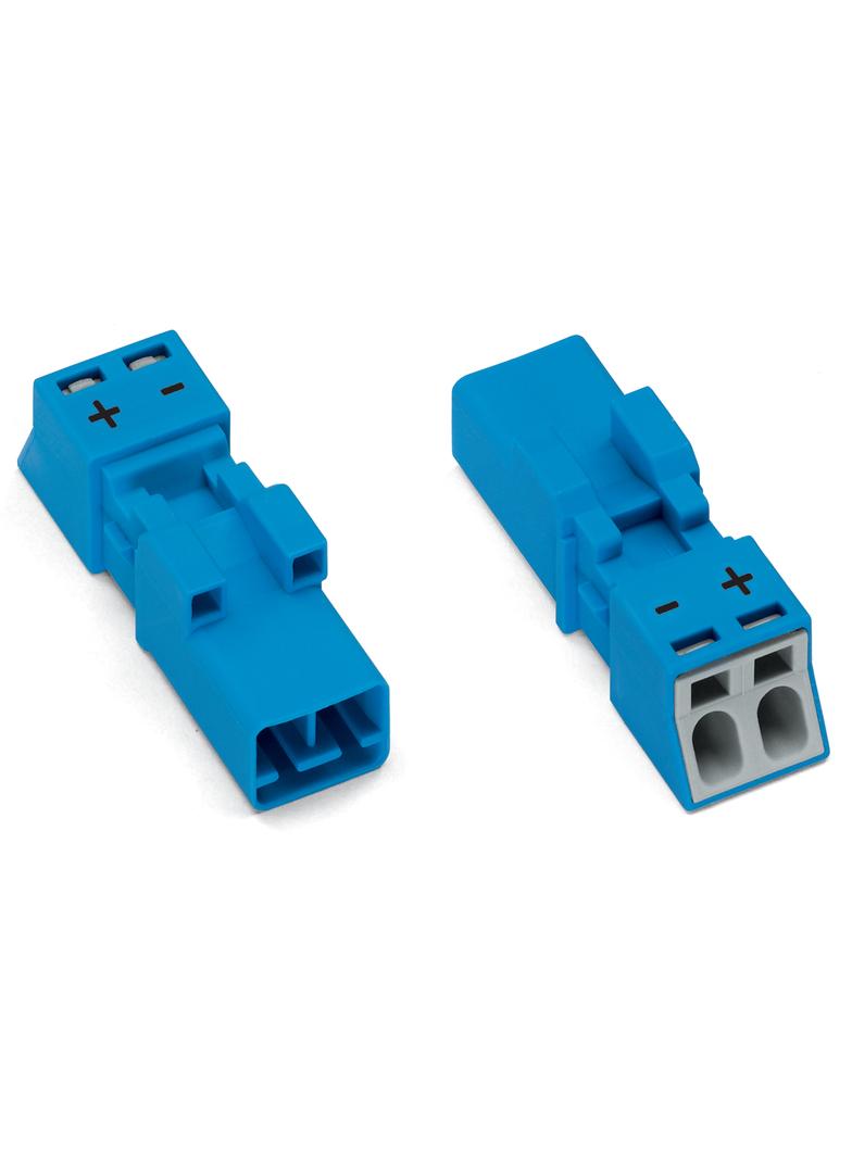 WINSTA MINI wtyk 2-biegunowy kodowanie I niebieski