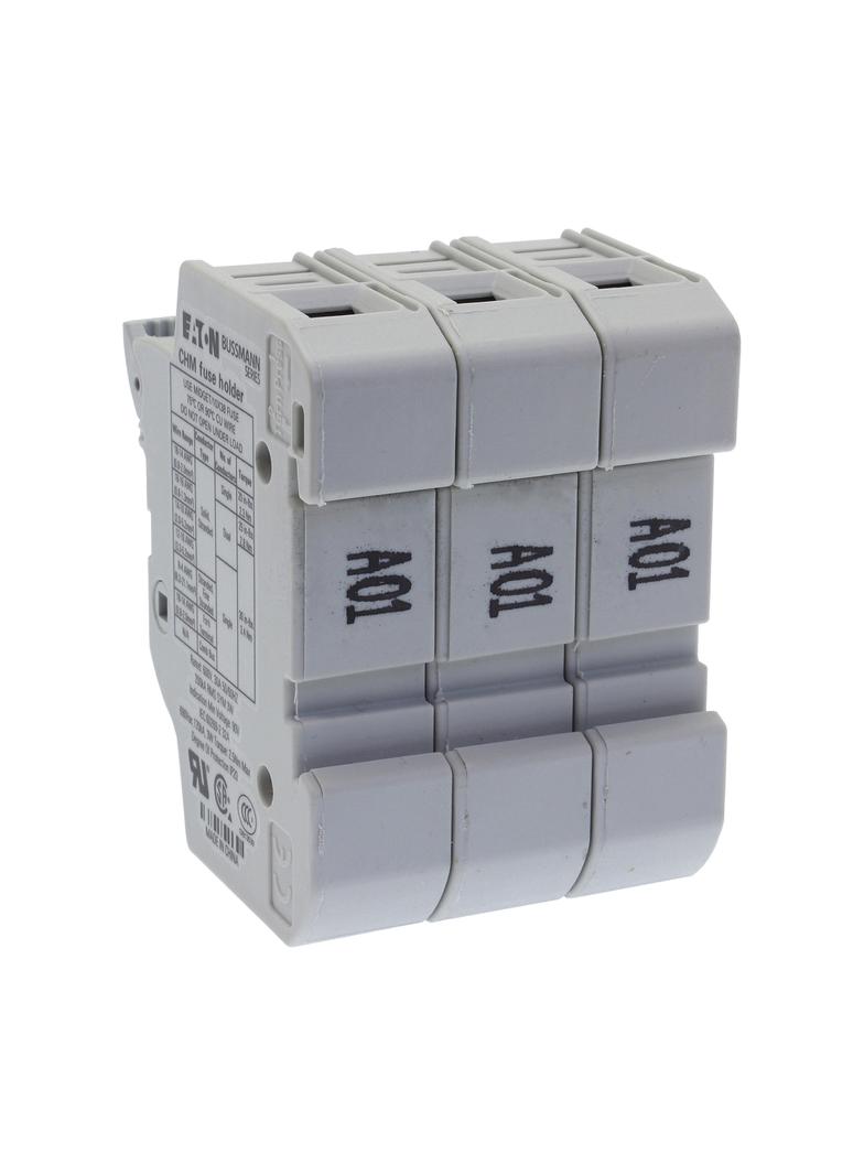 3P 10X38MFH30A 600V Midget - indicator Podstawa wkładki cylindrycznej 10x38 3P 32A 690VAC wskaźnik C