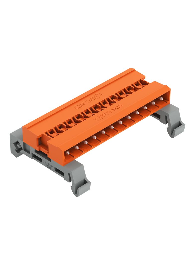 MCS-MIDI Classic wtyk dwustronny 12-bieg. pomarańczowy raster 5,08 mm /25szt./ WAGO