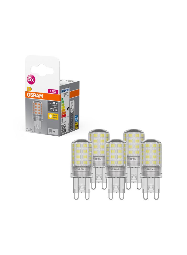 Lampa LED BASE SPECIAL PIN CL 40 non-dim 4.2W/827 G9 LEDVANCE - opk. 5 szt