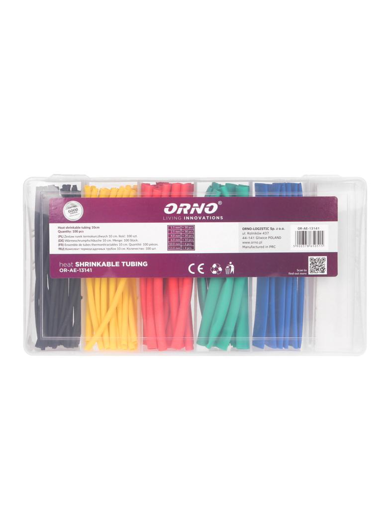 Zestaw rurek termokurczliwych 100 szt OR-AE-13141 ORNO