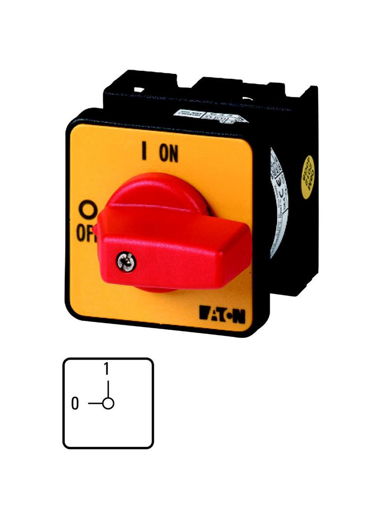 T0-2-1/E-RT Łącznik krzywkowy 20A 6.5kW 011082 EATON