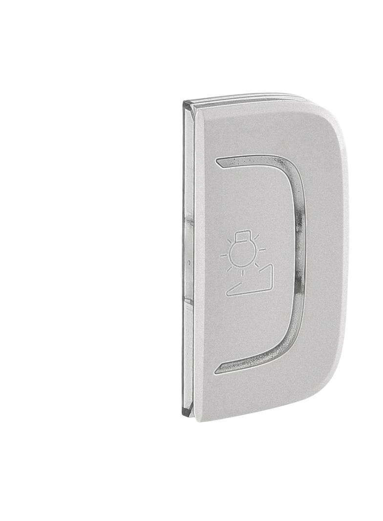 MY HOME VALENA ALLURE - KLAWISZ PRAWY ON/OFF DŹWIĘK ALUMINIUM, Legrand