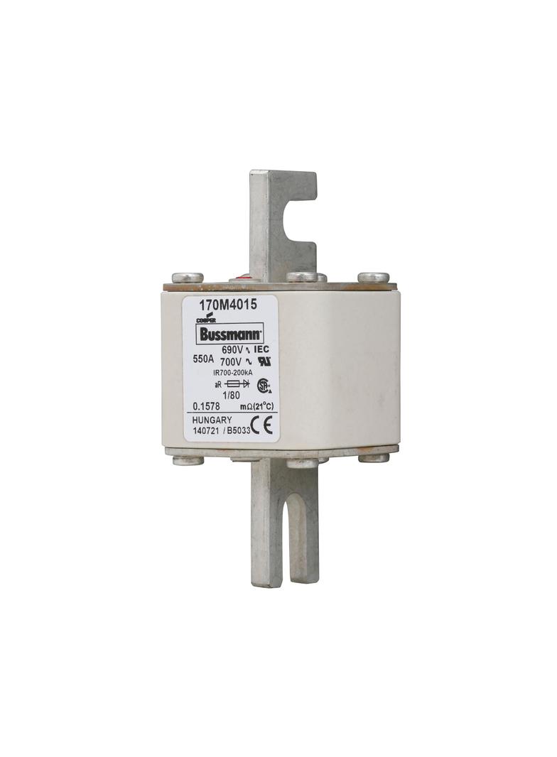 550A 690V 1/80 aR INDICATOR FUSE Wkładka szybka 550A AC 690V DIN 1 53x53x108 mm aR DIN, 170M4015 EAT
