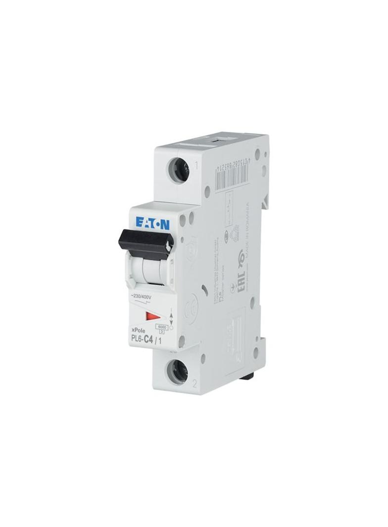 PL6-C4/1 Wyłącznik nadprądowy 6kA C4A 1P 286529 EATON