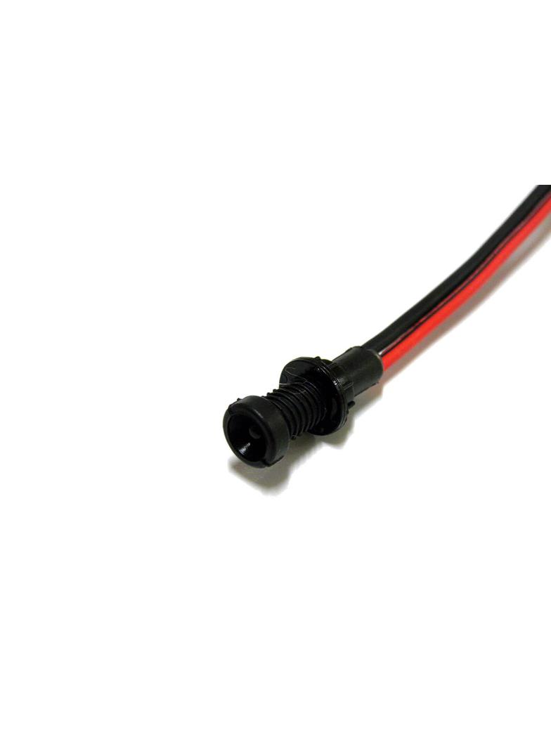 Klp3R/24V ,  Kontrolka diodowa, klosz 3 mm, 24V, czerwony