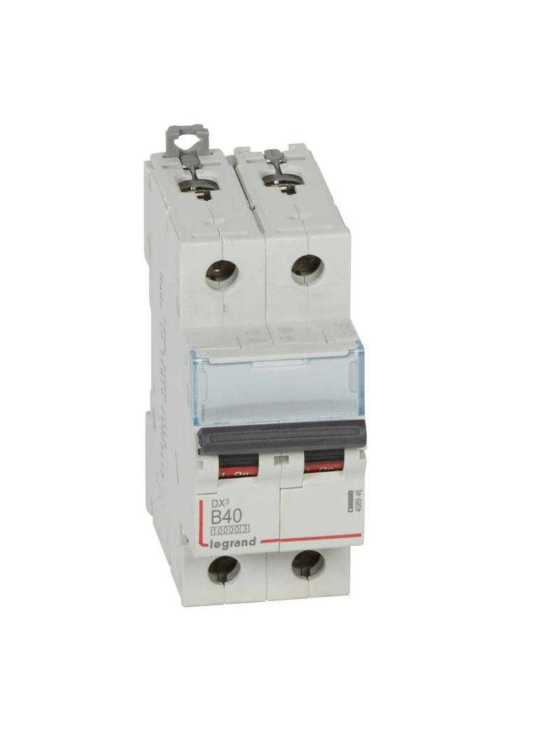 WYŁĄCZNIK NADPRĄDOWY S 312 2P B 40A 10000A SERII DX3, Legrand